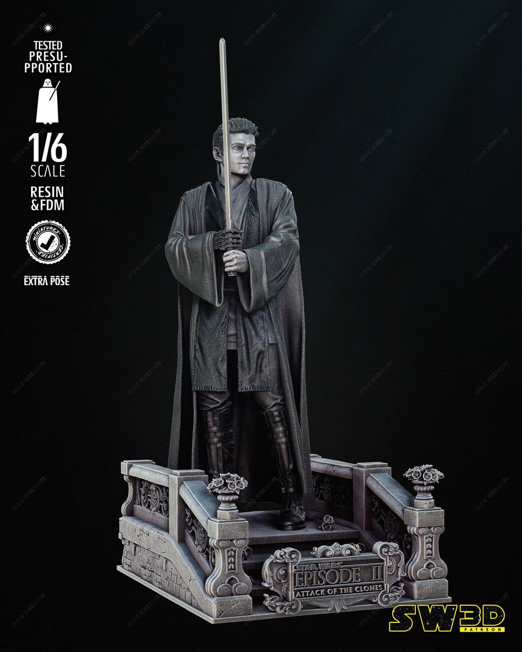 P站图纸印象馆 SW3D 星球大战 阿纳金 SW3D 星球大战 阿纳金