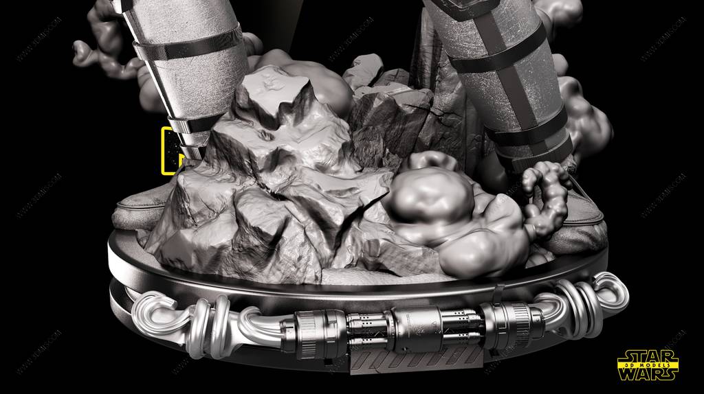 P站图纸印象馆 SW3D 星球大战 登加 SW3D 星球大战 登加