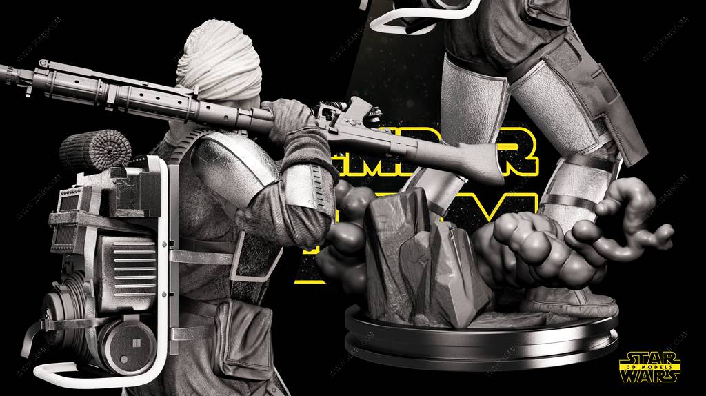 P站图纸印象馆 SW3D 星球大战 登加 SW3D 星球大战 登加