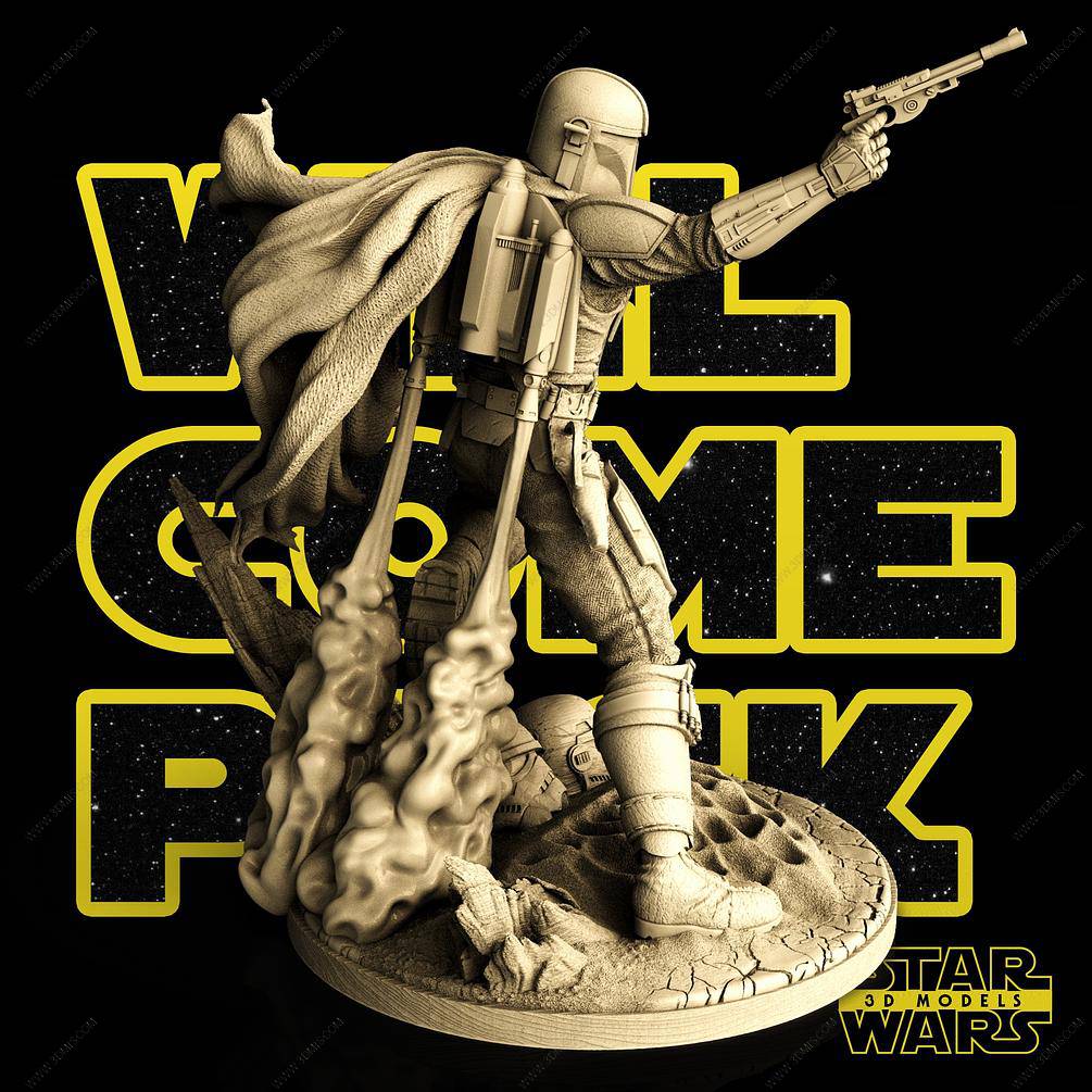 P站图纸印象馆 SW3D 星球大战 曼达洛人 SW3D 星球大战 曼达洛人