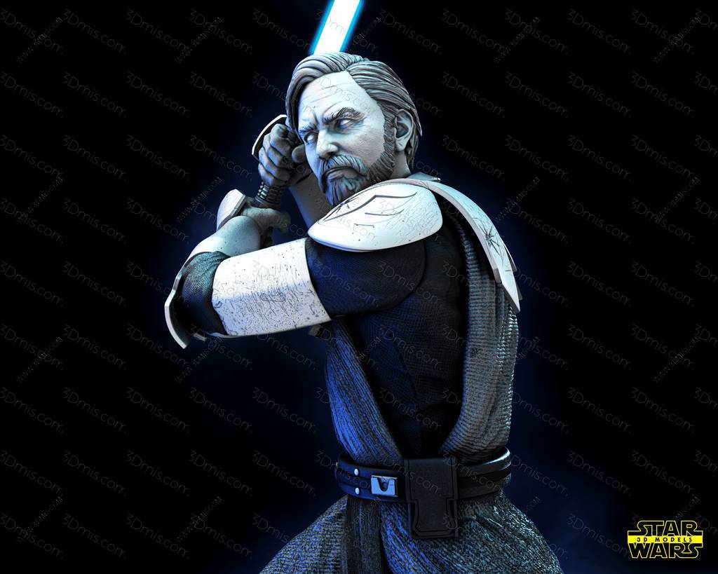 SW3D 星球大战 欧比旺