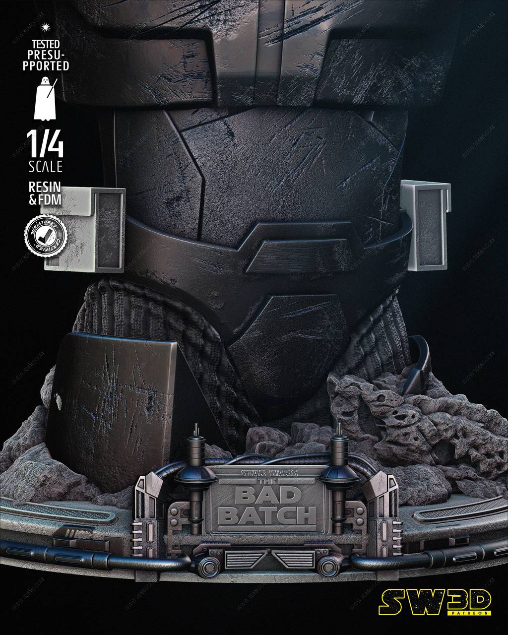 P站图纸印象馆 SW3D 星球大战 清障王 SW3D 星球大战 清障王