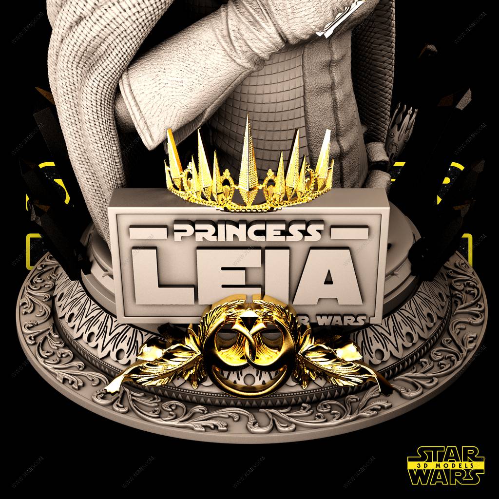 P站图纸印象馆 SW3D 星球大战 莱娅·奥加纳·索罗 SW3D 星球大战 莱娅·奥加纳·索罗