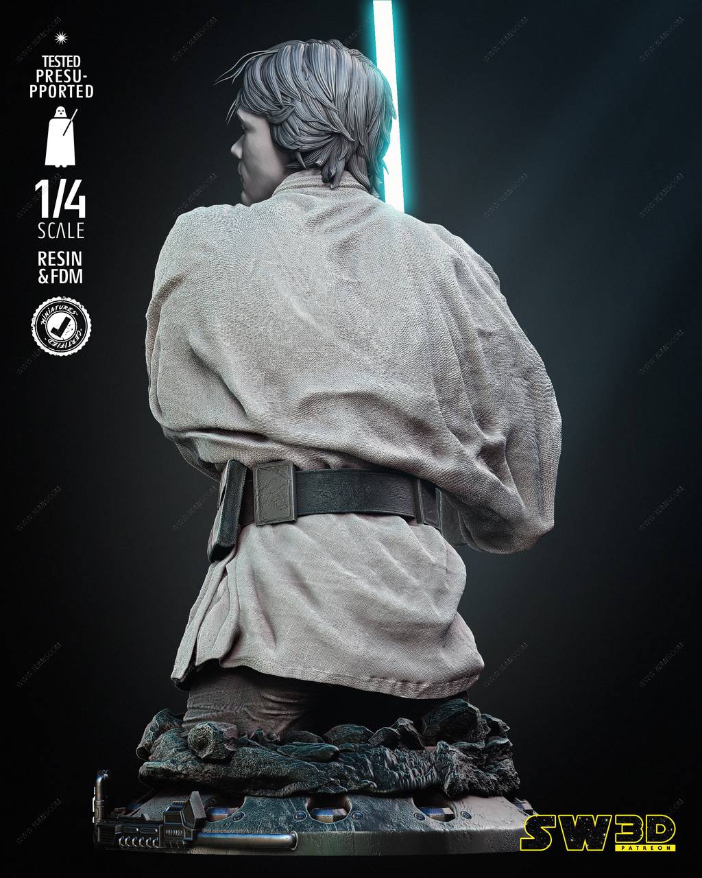 P站图纸印象馆 SW3D 星球大战 卢克 SW3D 星球大战 卢克