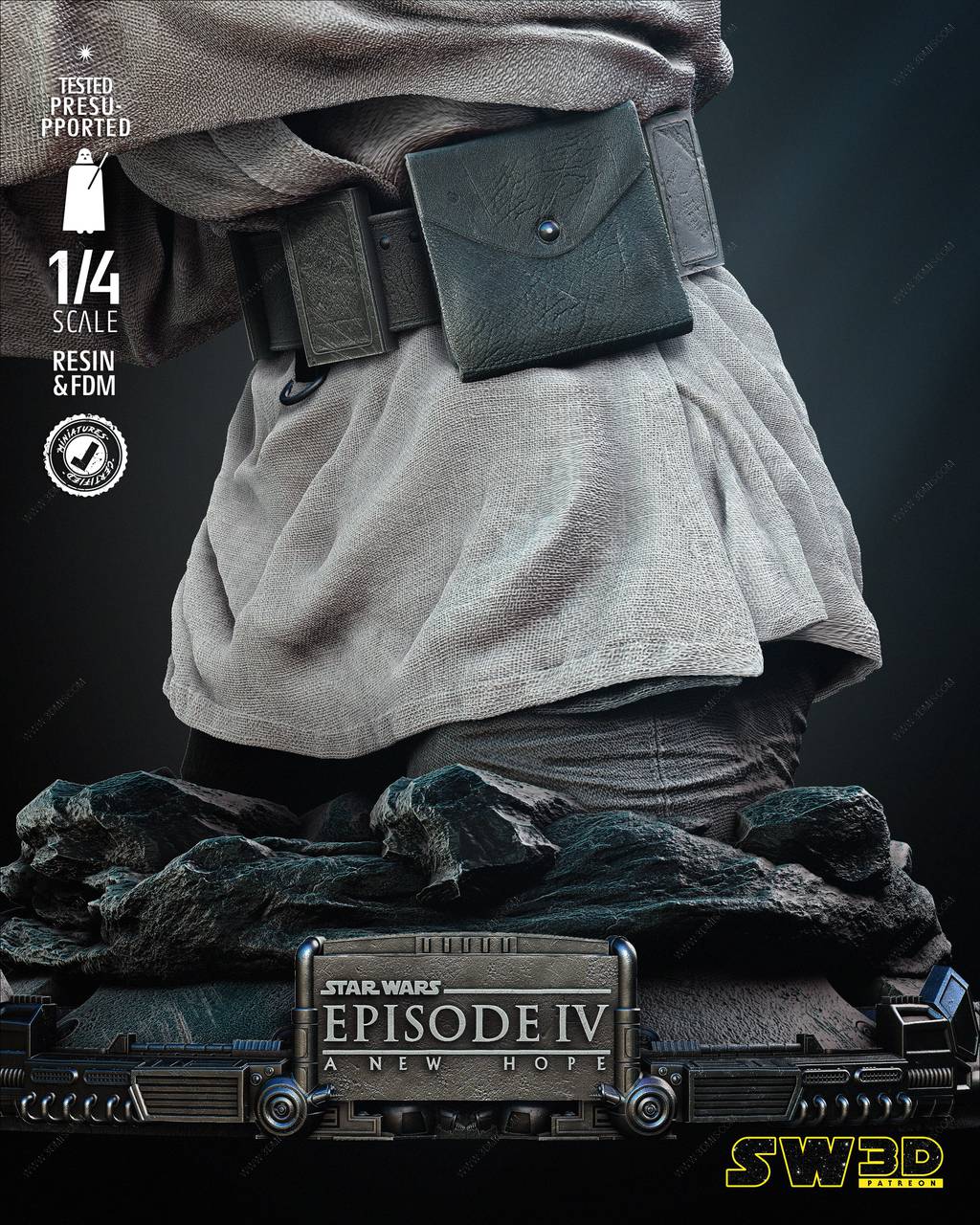 P站图纸印象馆 SW3D 星球大战 卢克 SW3D 星球大战 卢克