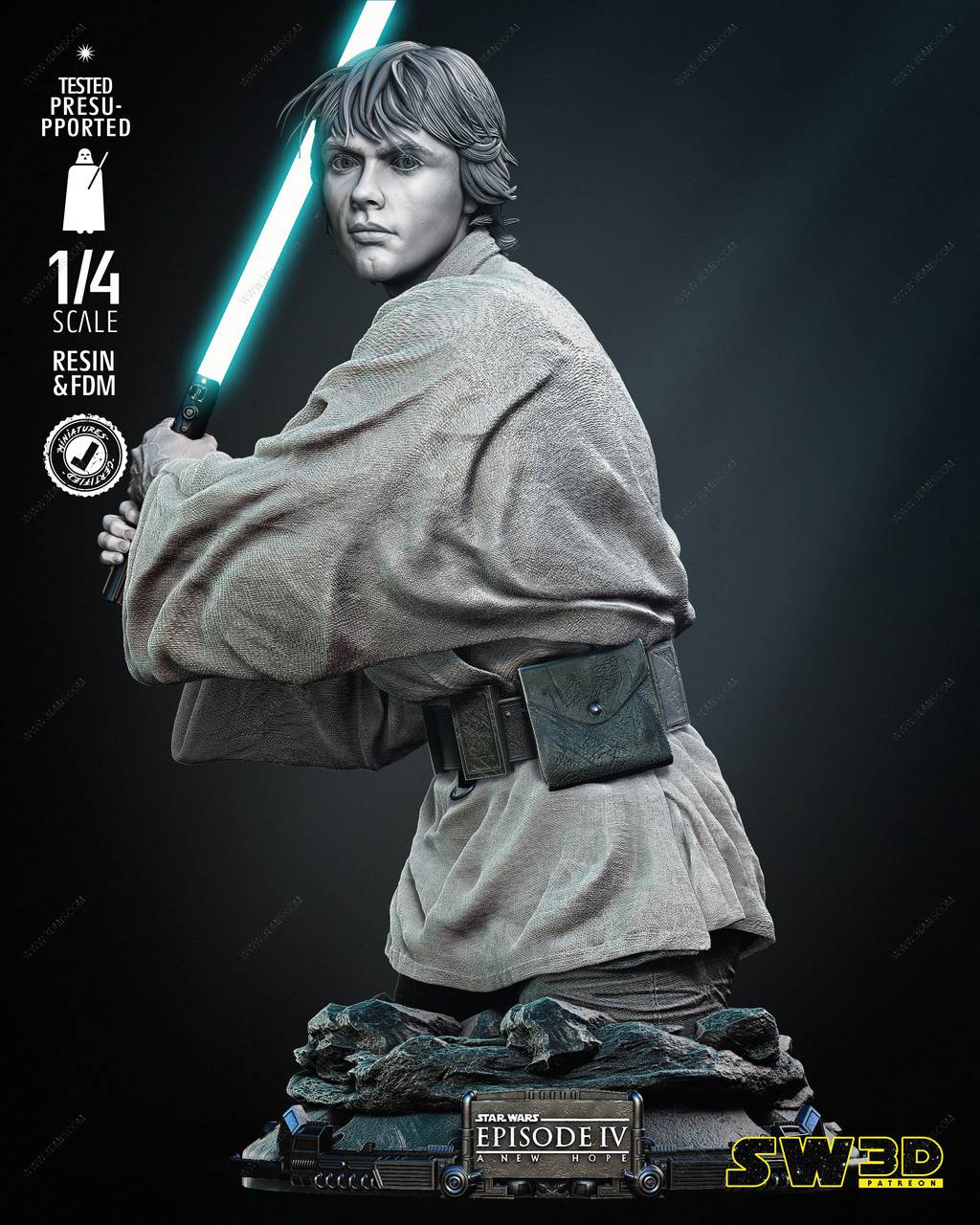 P站图纸印象馆 SW3D 星球大战 卢克 SW3D 星球大战 卢克