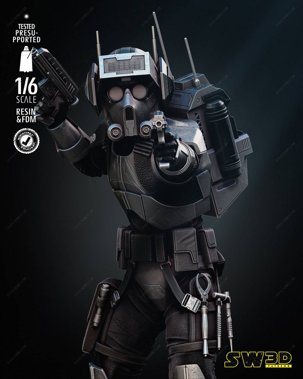 P站图纸印象馆 SW3D 星球大战 技师 SW3D 星球大战 技师