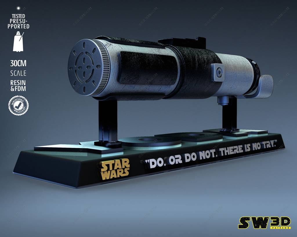 P站图纸印象馆 SW3D 星球大战 尤达大师的光剑 SW3D 星球大战 尤达大师的光剑