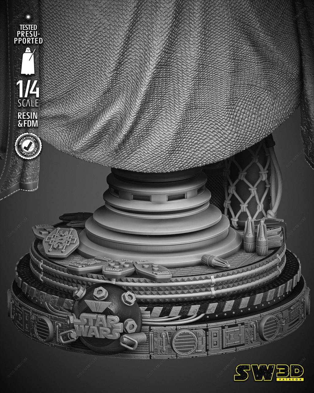 P站图纸印象馆 SW3D 星球大战 兰多·卡瑞辛 SW3D 星球大战 兰多·卡瑞辛