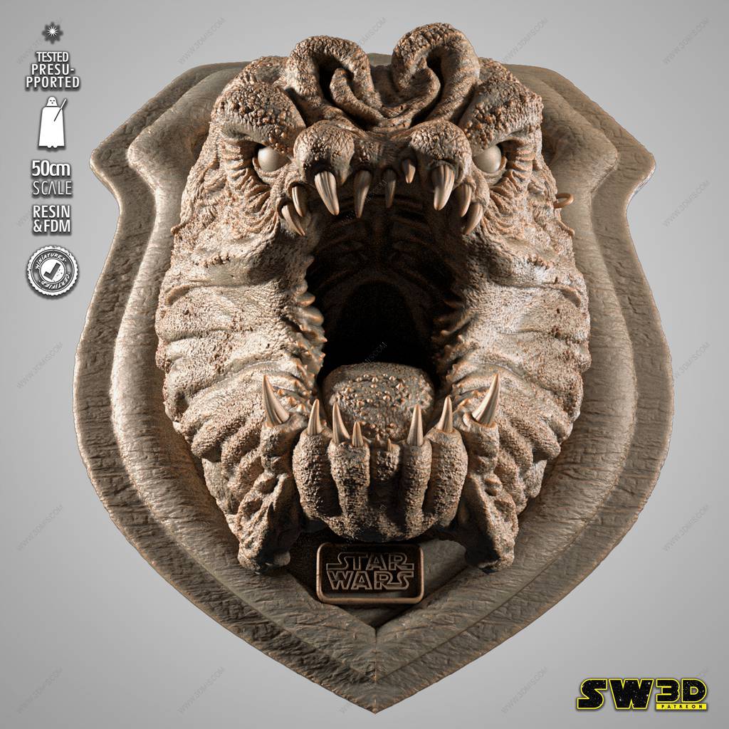 P站图纸印象馆 SW3D 星球大战 怪兽兰克挂件 SW3D 星球大战 怪兽兰克挂件