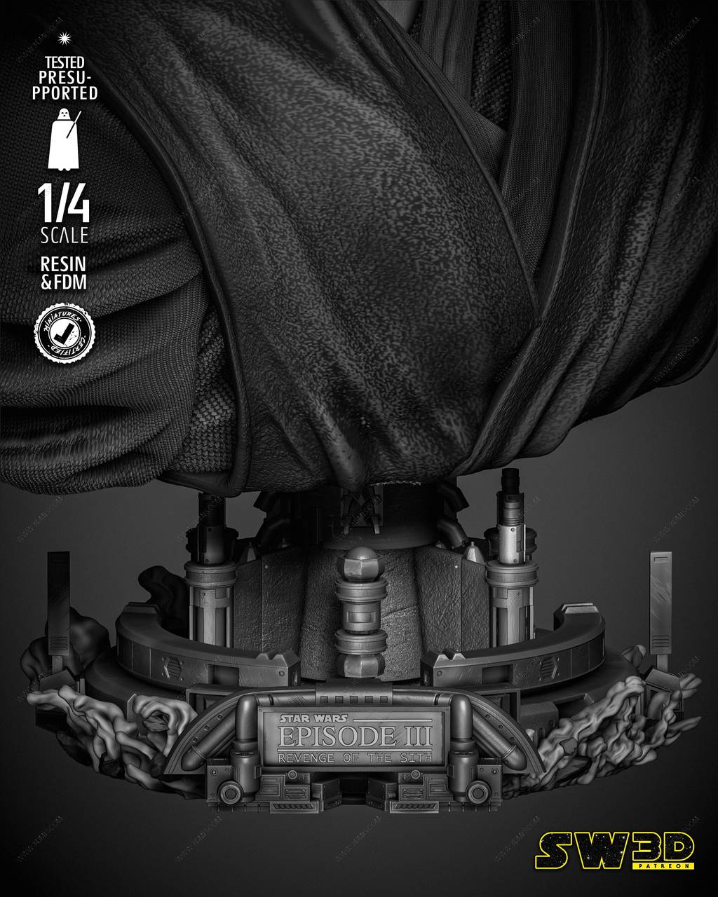 P站图纸印象馆 SW3D 星球大战 阿纳金·天行者 SW3D 星球大战 阿纳金·天行者