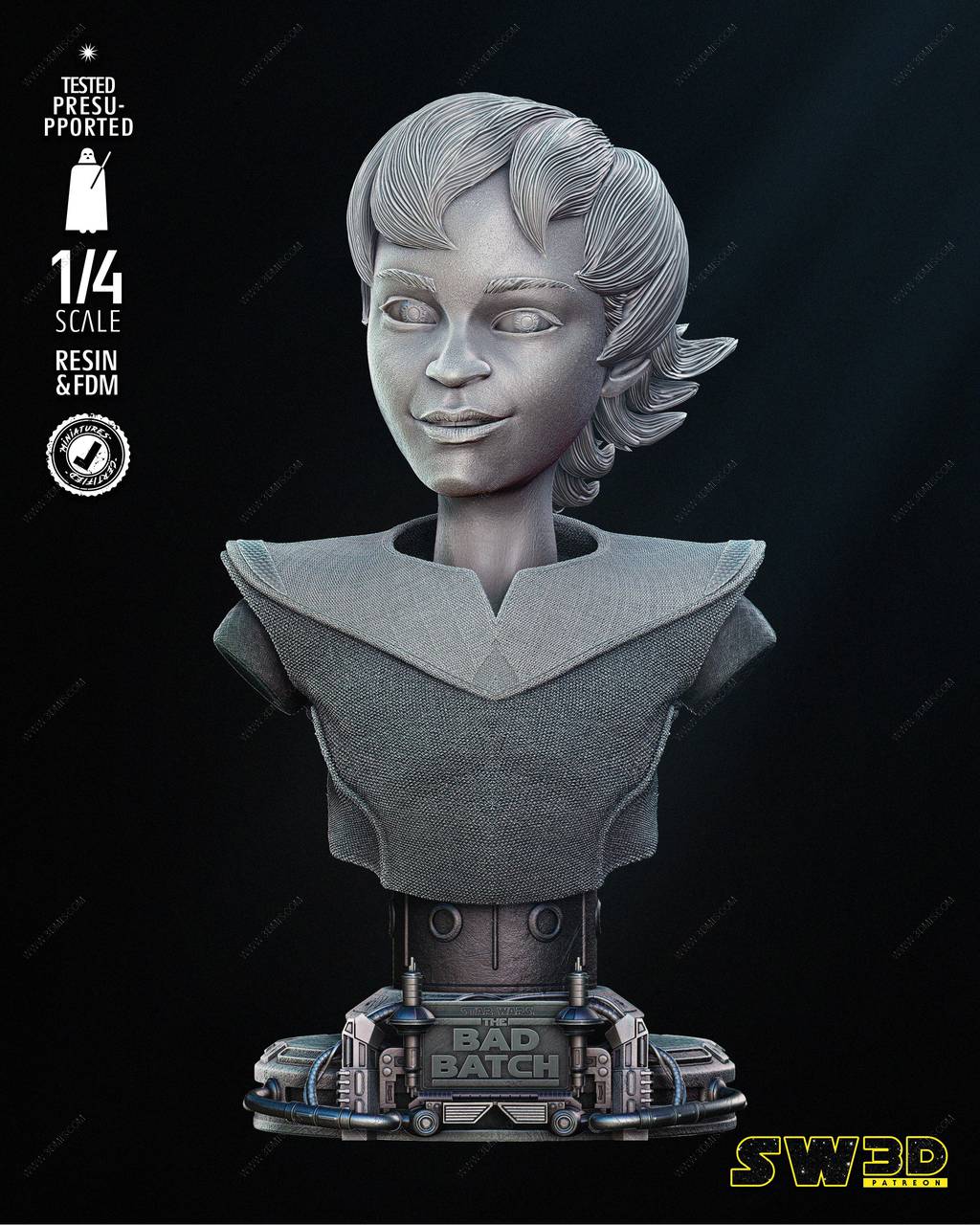 P站图纸印象馆 SW3D 星球大战 欧比旺·克诺比 SW3D 星球大战 欧比旺·克诺比