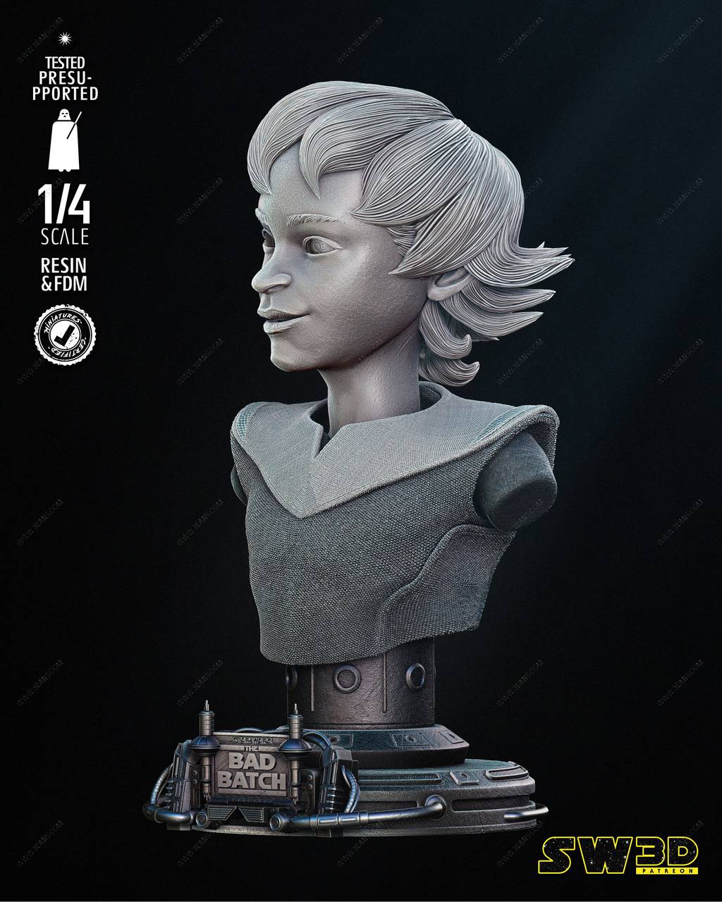 P站图纸印象馆 SW3D 星球大战 欧比旺·克诺比 SW3D 星球大战 欧比旺·克诺比