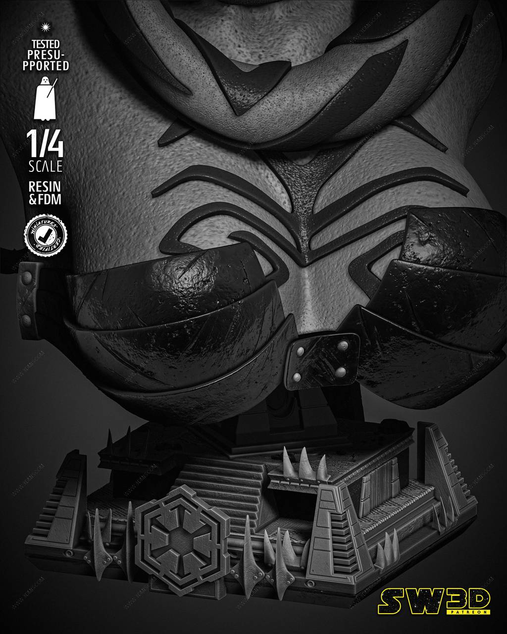 P站图纸印象馆 SW3D 星球大战 达斯·塔隆 SW3D 星球大战 达斯·塔隆