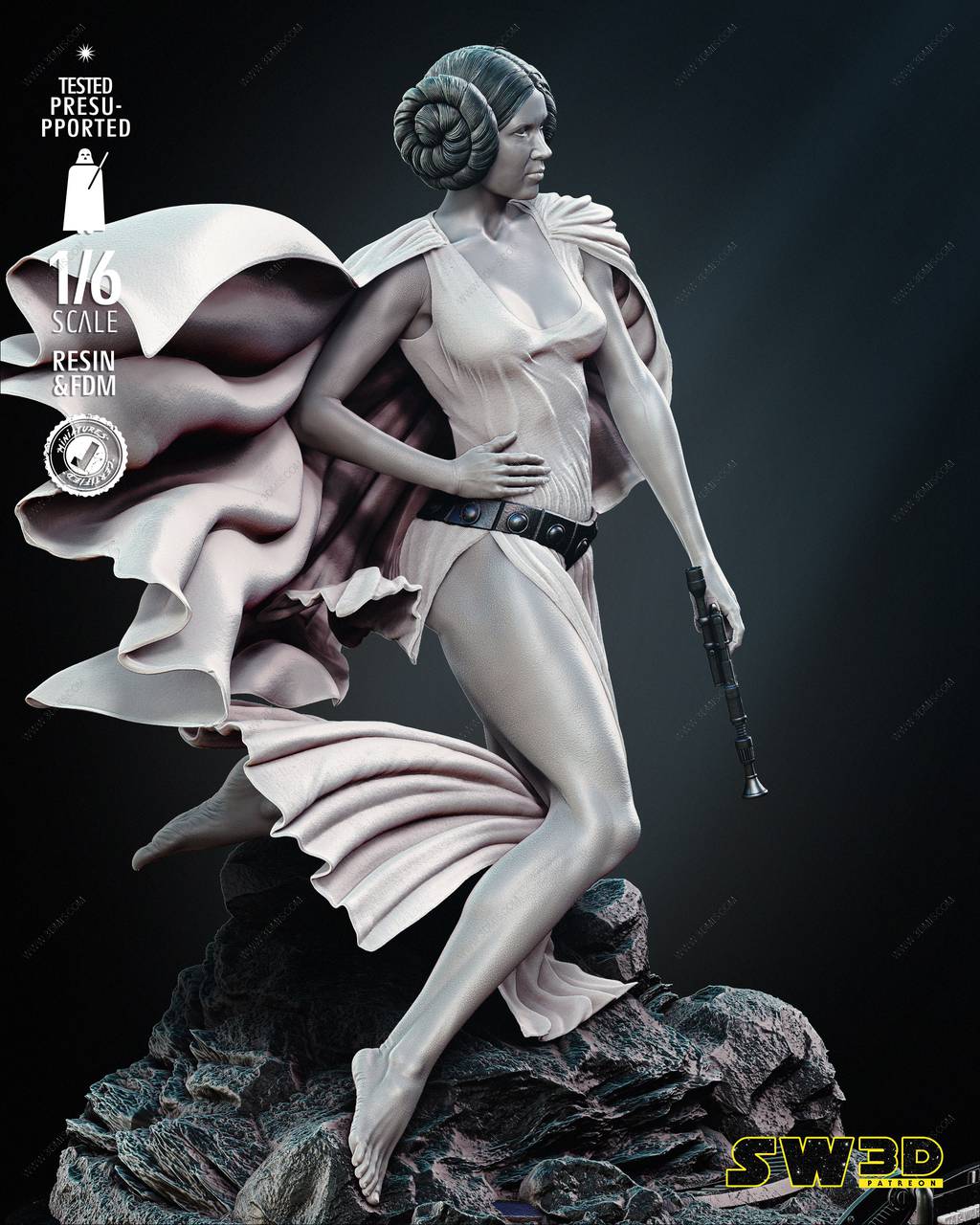 P站图纸印象馆 SW3D 星球大战 莱娅·奥加纳·索罗 SW3D 星球大战 莱娅·奥加纳·索罗