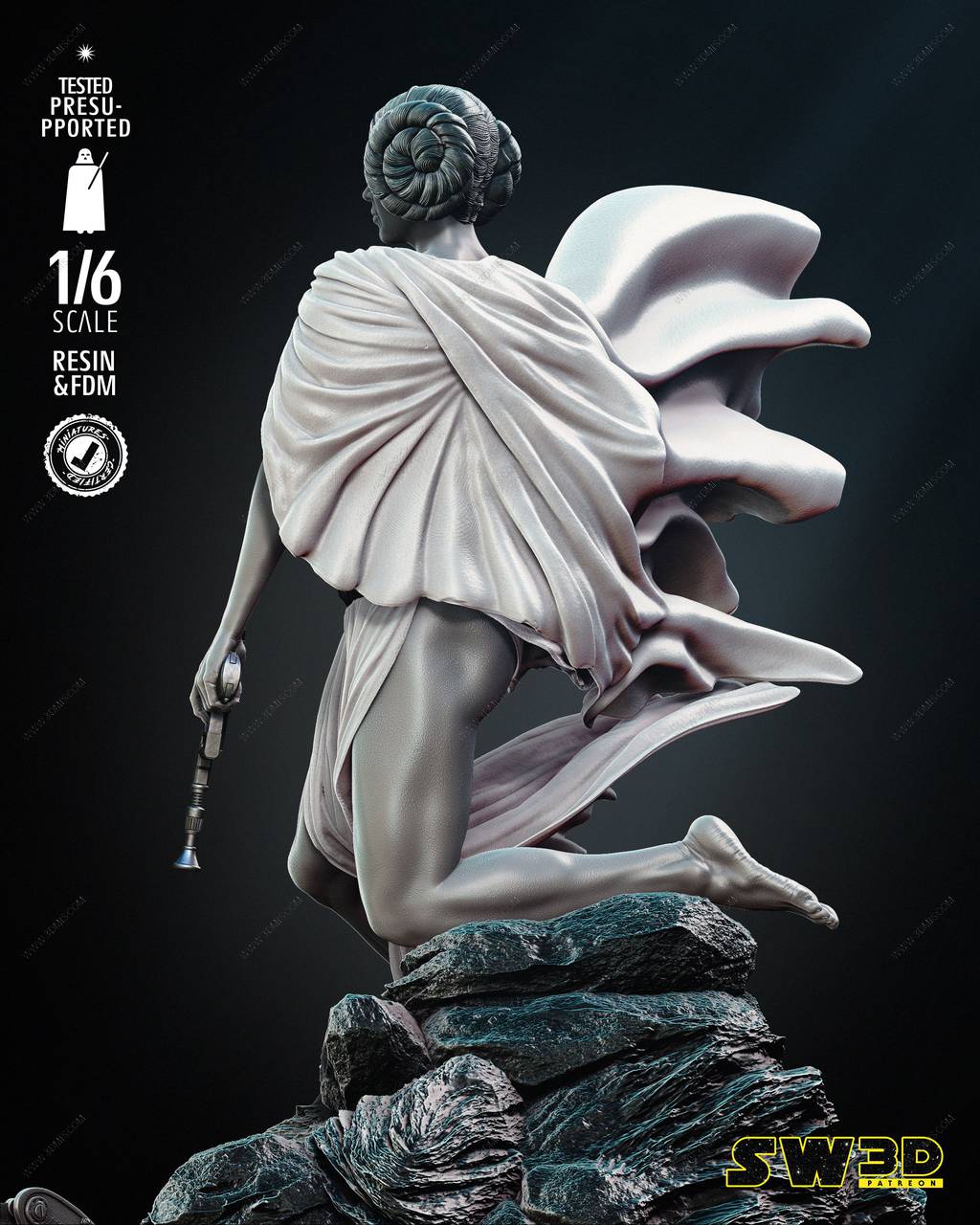 P站图纸印象馆 SW3D 星球大战 莱娅·奥加纳·索罗 SW3D 星球大战 莱娅·奥加纳·索罗