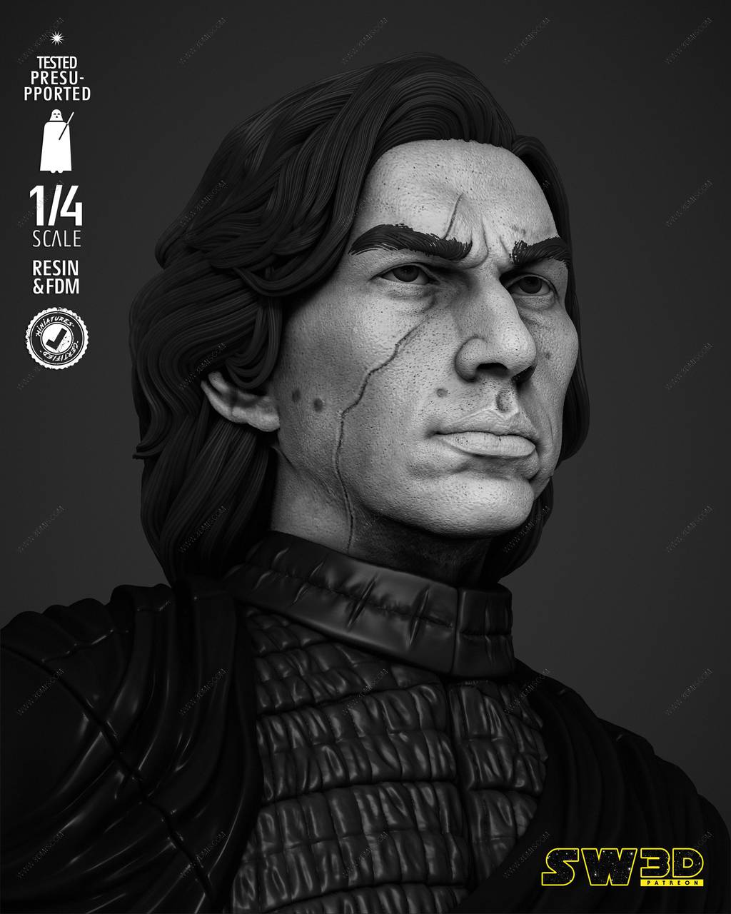 P站图纸印象馆 SW3D 星球大战 凯洛·伦 SW3D 星球大战 凯洛·伦