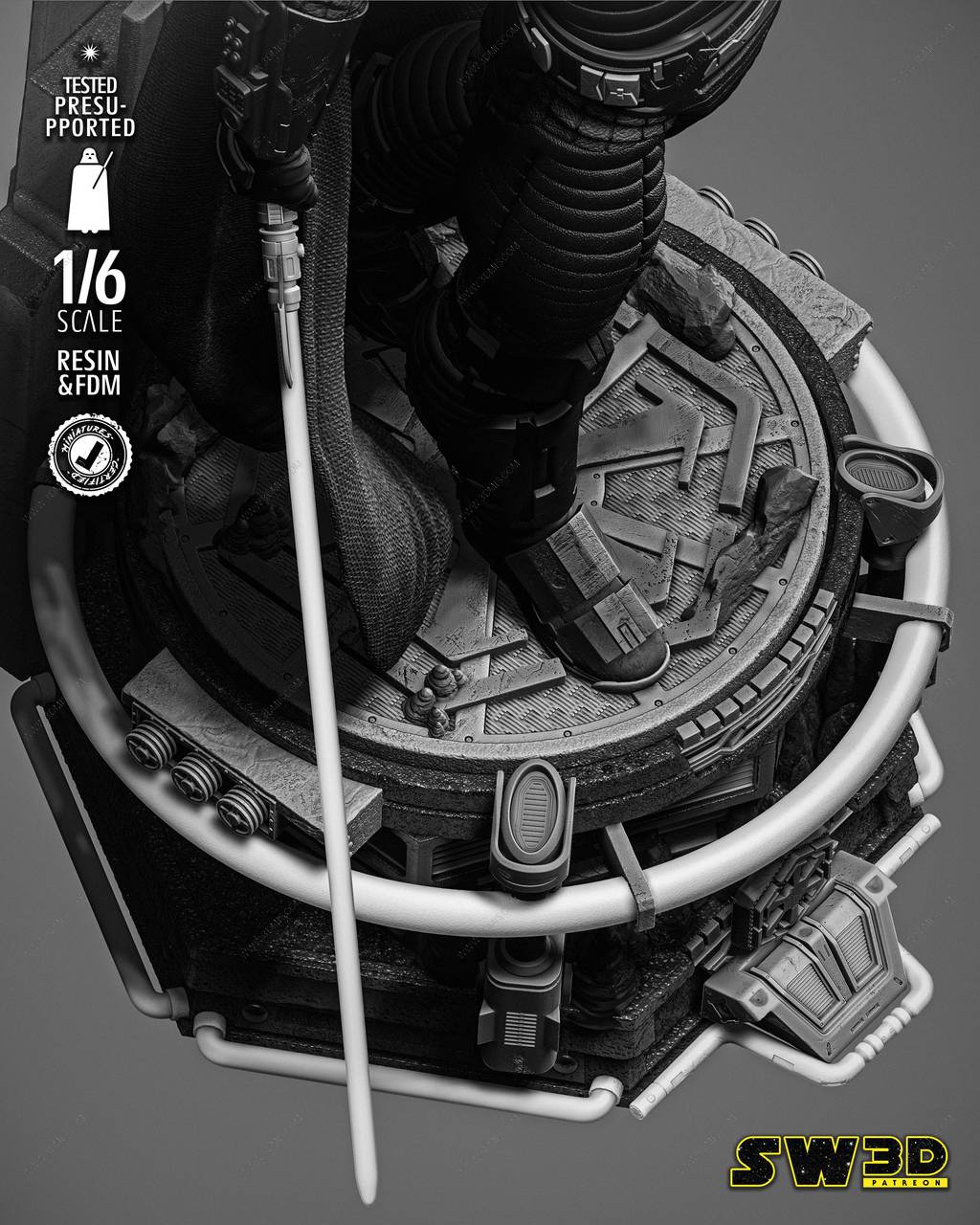 P站图纸印象馆 SW3D 星球大战 达斯·马尔格斯 SW3D 星球大战 达斯·马尔格斯