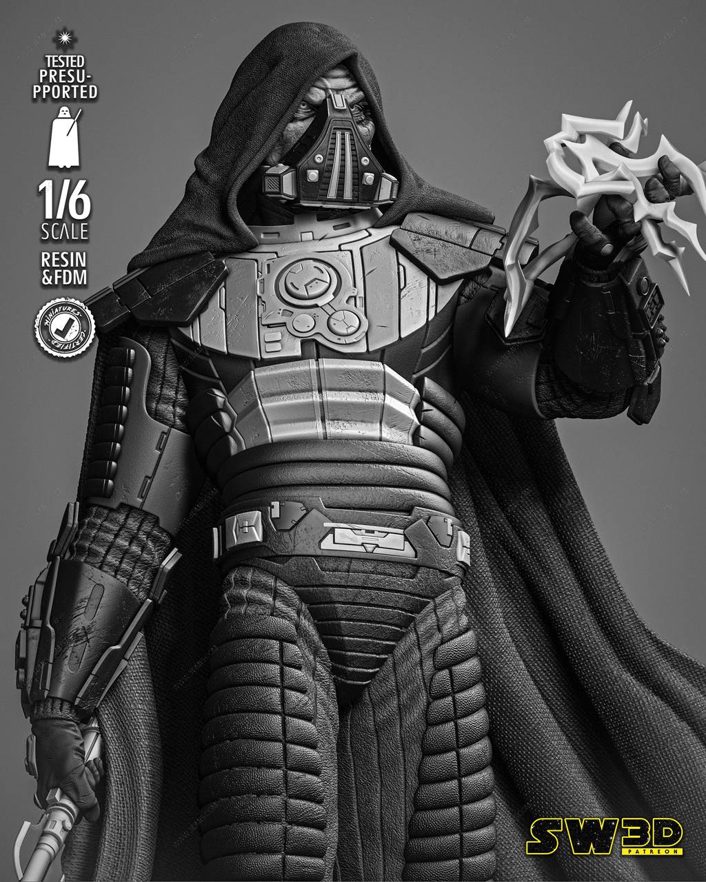 P站图纸印象馆 SW3D 星球大战 达斯·马尔格斯 SW3D 星球大战 达斯·马尔格斯