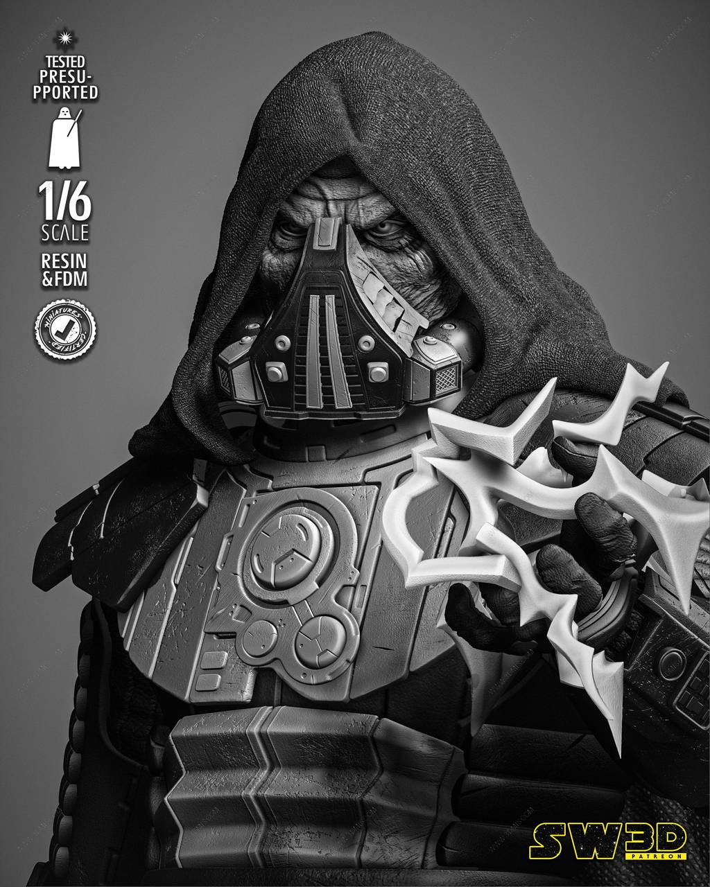 P站图纸印象馆 SW3D 星球大战 达斯·马尔格斯 SW3D 星球大战 达斯·马尔格斯