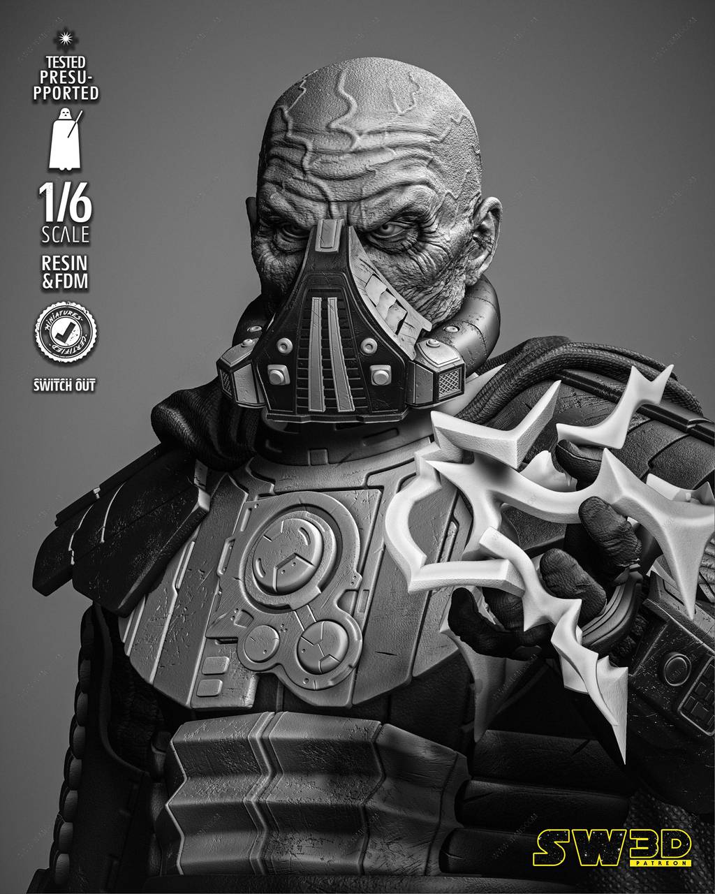 P站图纸印象馆 SW3D 星球大战 达斯·马尔格斯 SW3D 星球大战 达斯·马尔格斯