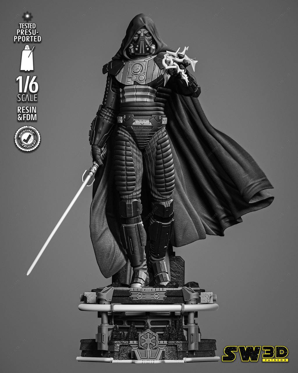 P站图纸印象馆 SW3D 星球大战 达斯·马尔格斯 SW3D 星球大战 达斯·马尔格斯