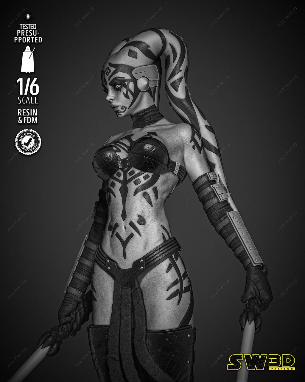 P站图纸印象馆 SW3D 星球大战 达斯·塔隆 SW3D 星球大战 达斯·塔隆