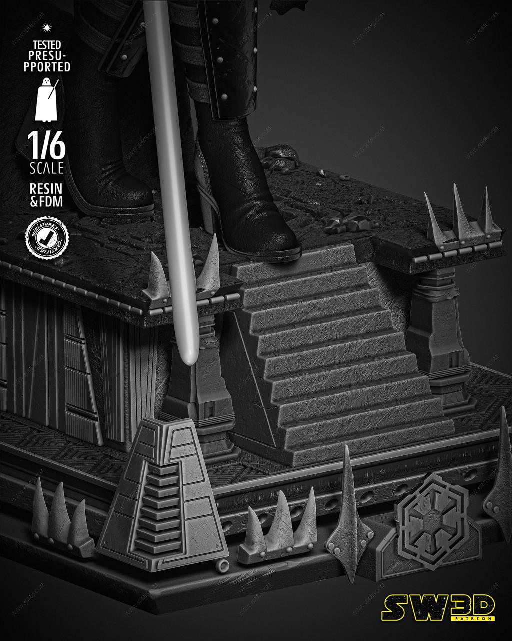 P站图纸印象馆 SW3D 星球大战 达斯·塔隆 SW3D 星球大战 达斯·塔隆