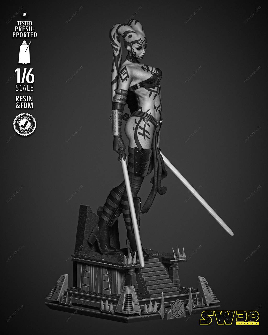 P站图纸印象馆 SW3D 星球大战 达斯·塔隆 SW3D 星球大战 达斯·塔隆