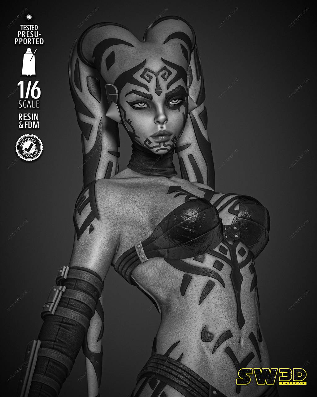 P站图纸印象馆 SW3D 星球大战 达斯·塔隆 SW3D 星球大战 达斯·塔隆