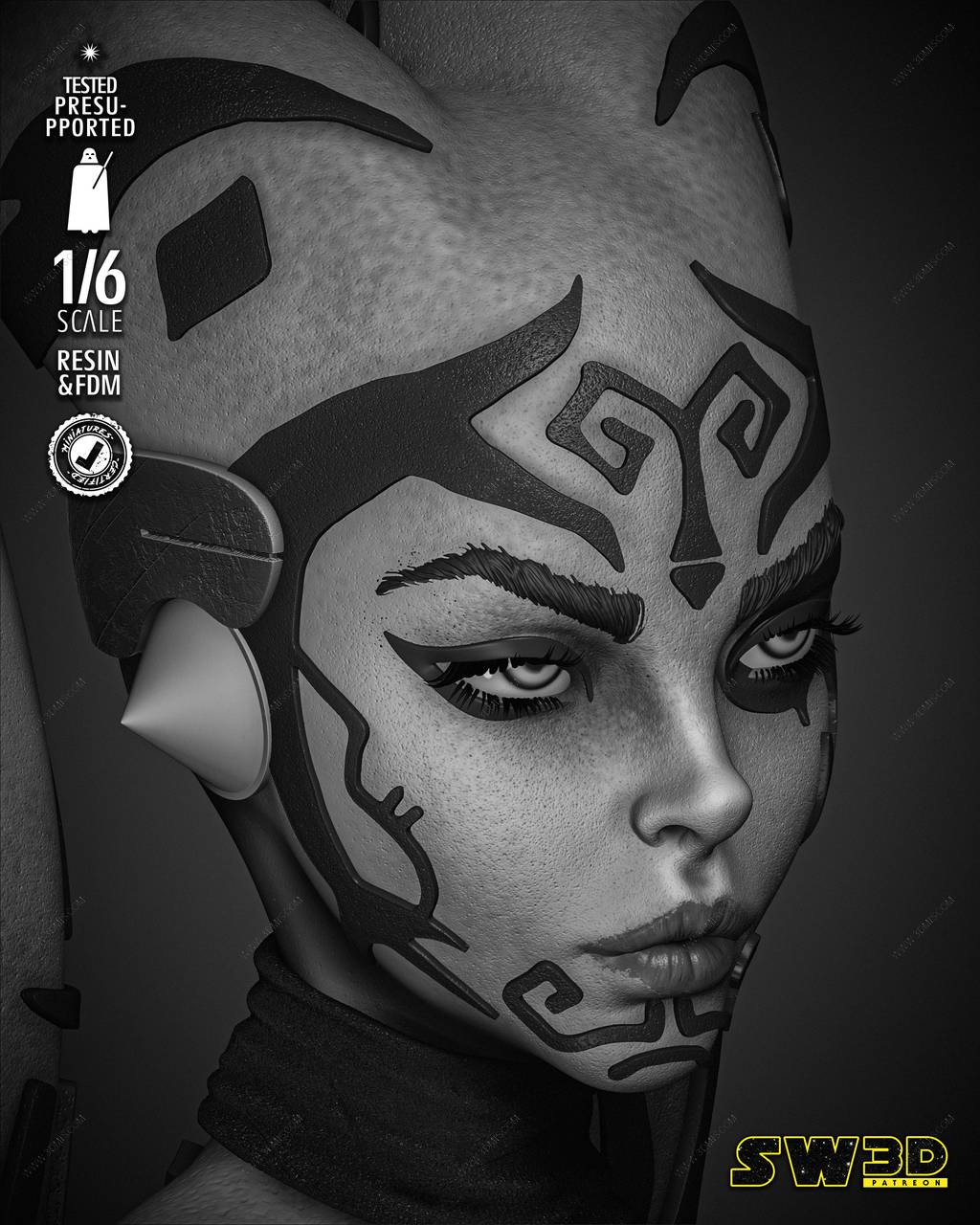 P站图纸印象馆 SW3D 星球大战 达斯·塔隆 SW3D 星球大战 达斯·塔隆