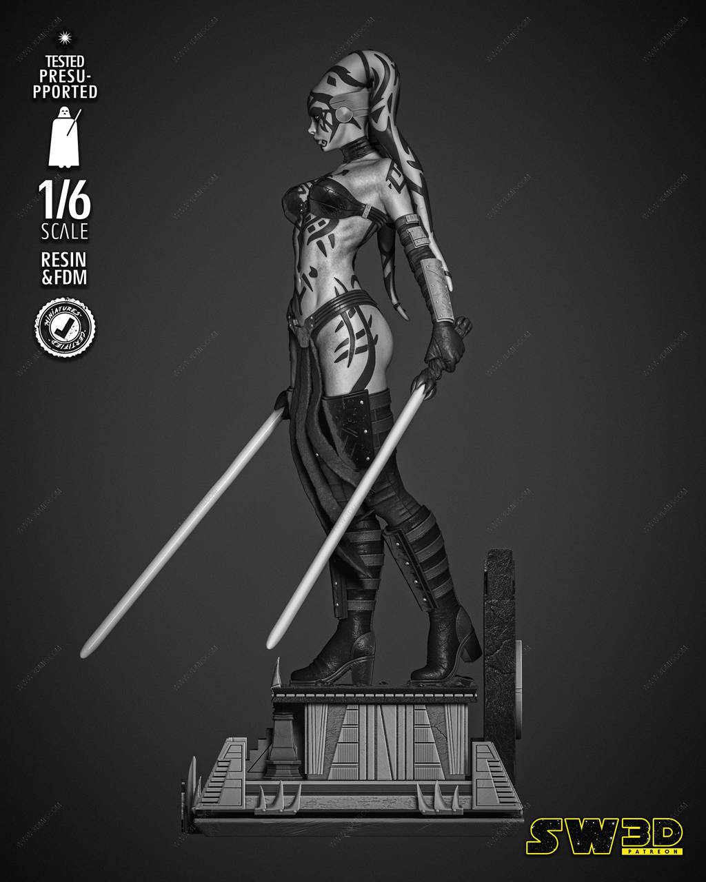 P站图纸印象馆 SW3D 星球大战 达斯·塔隆 SW3D 星球大战 达斯·塔隆