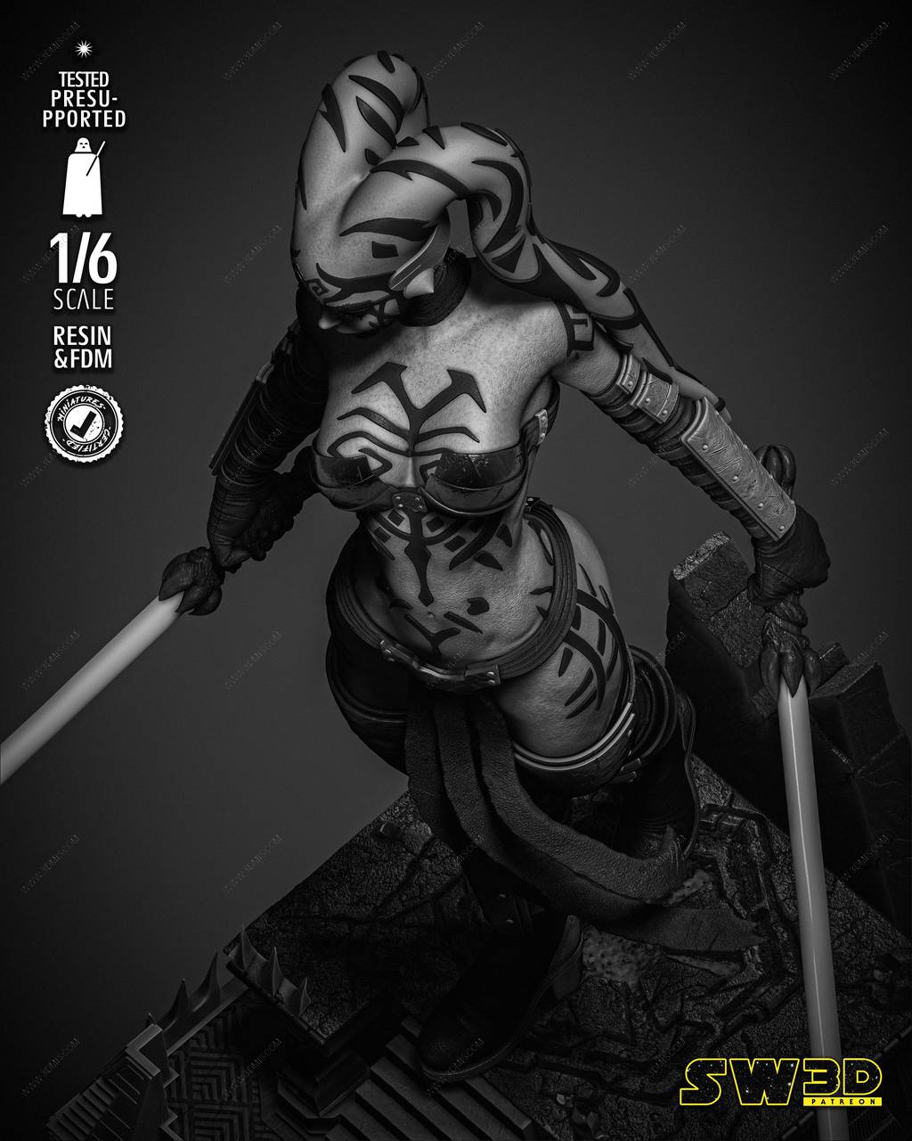 P站图纸印象馆 SW3D 星球大战 达斯·塔隆 SW3D 星球大战 达斯·塔隆