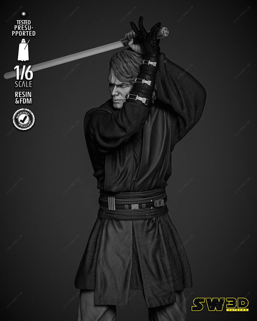 P站图纸印象馆 SW3D 星球大战 阿纳金·天行者 SW3D 星球大战 阿纳金·天行者