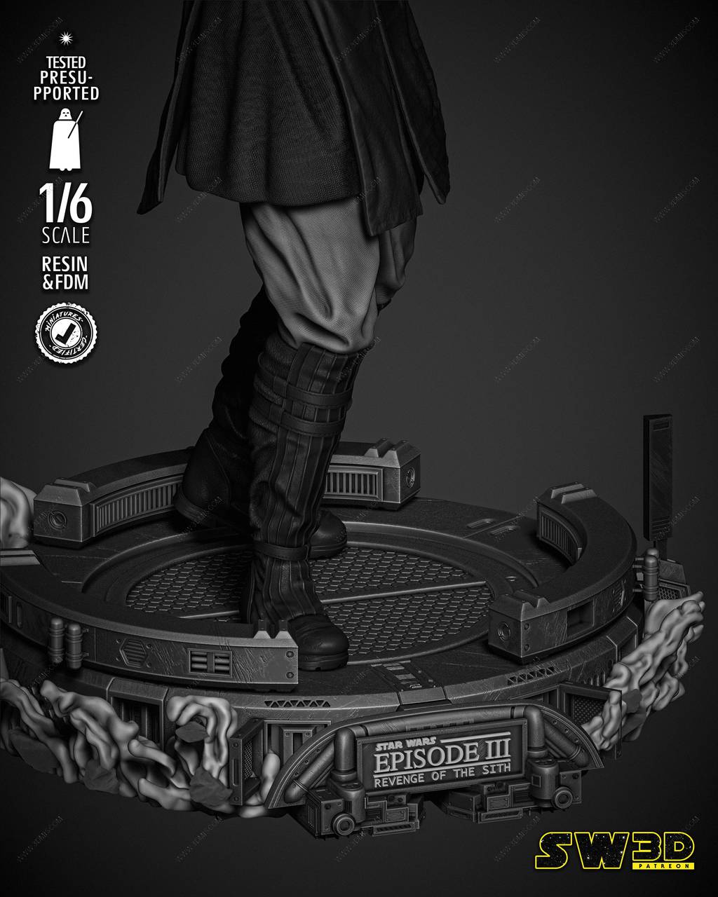 P站图纸印象馆 SW3D 星球大战 阿纳金·天行者 SW3D 星球大战 阿纳金·天行者