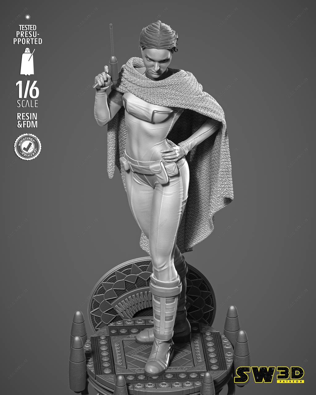 P站图纸印象馆 SW3D 星球大战 帕德梅·阿米达拉 SW3D 星球大战 帕德梅·阿米达拉