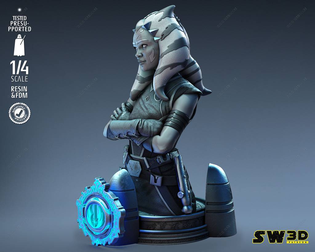 P站图纸印象馆 SW3D 星球大战 阿索卡·塔诺 SW3D 星球大战 阿索卡·塔诺