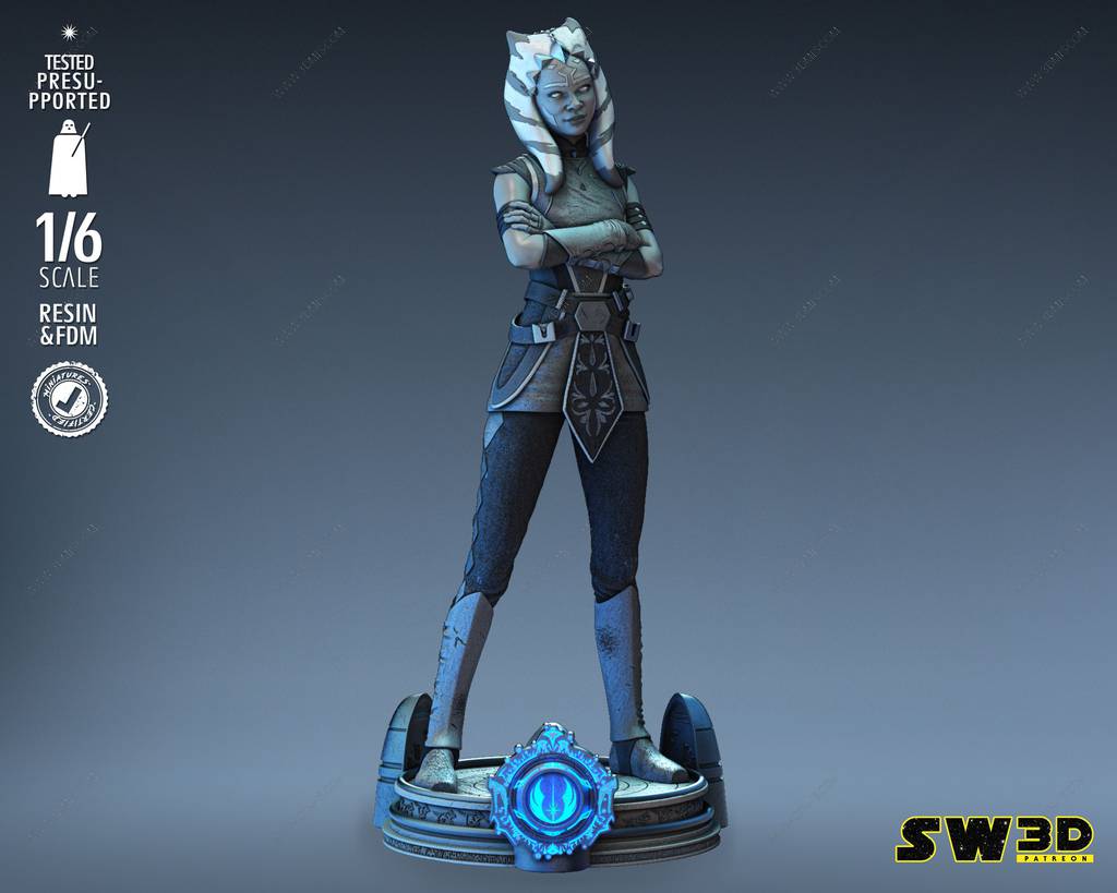 P站图纸印象馆 SW3D 星球大战 阿索卡·塔诺 SW3D 星球大战 阿索卡·塔诺