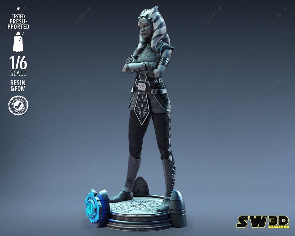 P站图纸印象馆 SW3D 星球大战 阿索卡·塔诺 SW3D 星球大战 阿索卡·塔诺