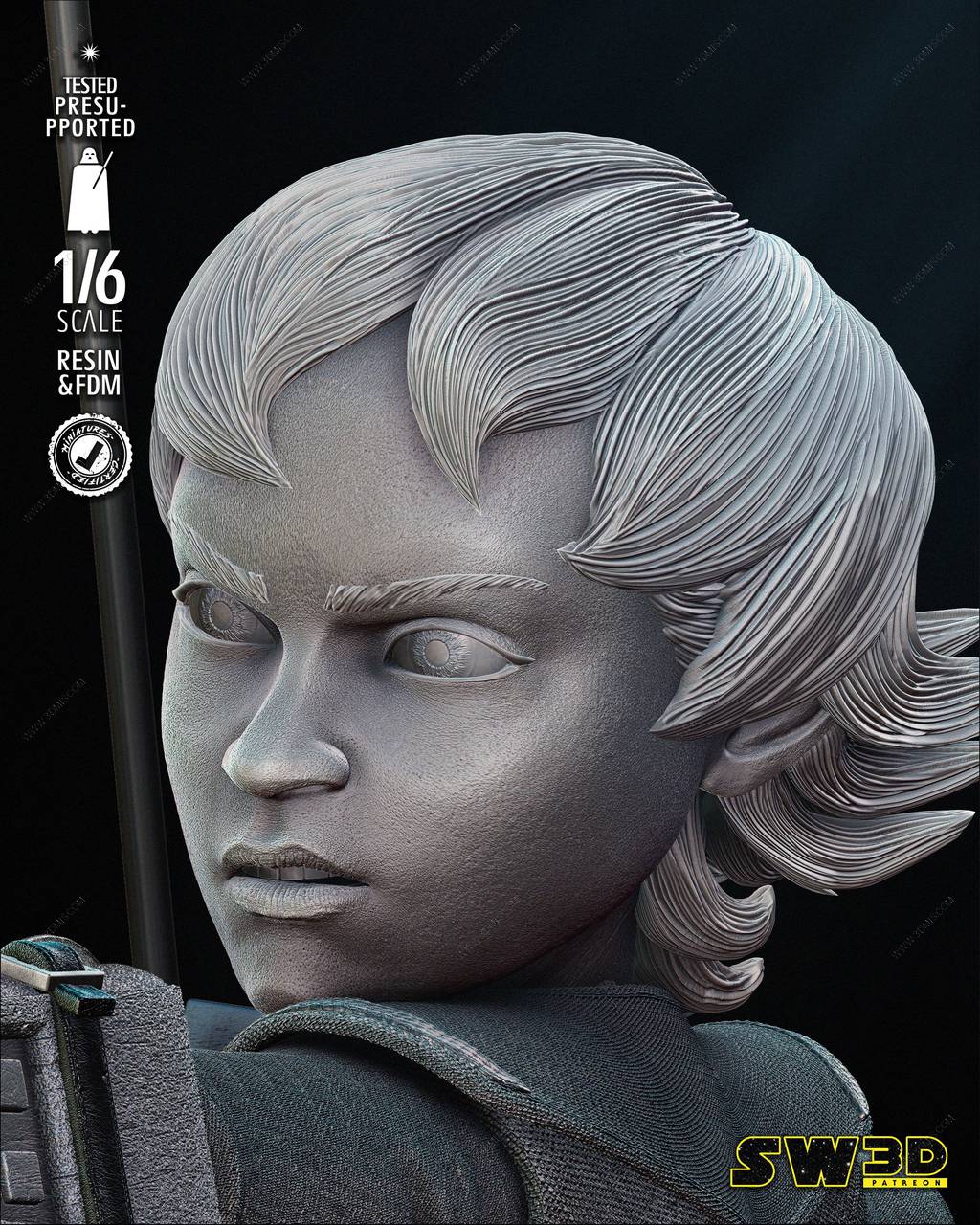 P站图纸印象馆 SW3D 星球大战 欧比旺·克诺比 SW3D 星球大战 欧比旺·克诺比