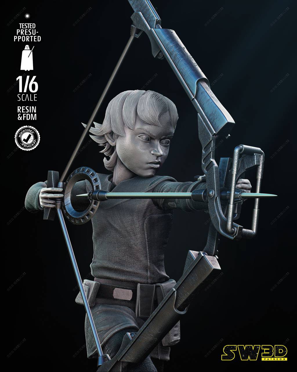 P站图纸印象馆 SW3D 星球大战 欧比旺·克诺比 SW3D 星球大战 欧比旺·克诺比