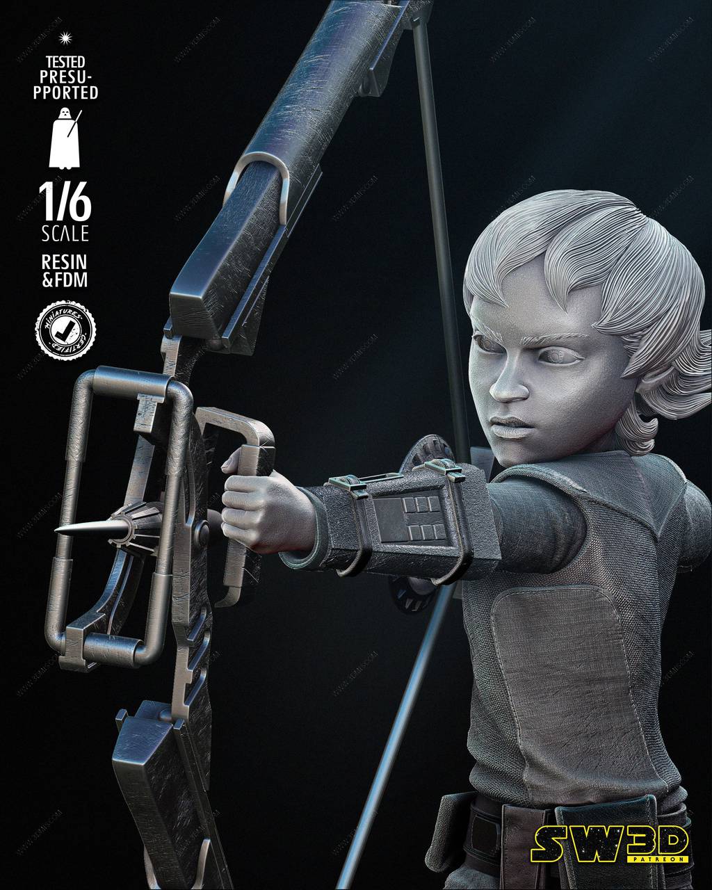 P站图纸印象馆 SW3D 星球大战 欧比旺·克诺比 SW3D 星球大战 欧比旺·克诺比