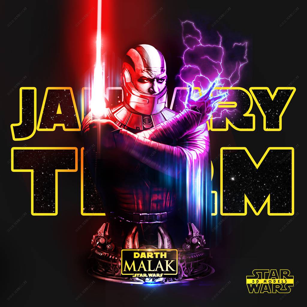 P站图纸印象馆 SW3D 星球大战 达斯·马拉克 SW3D 星球大战 达斯·马拉克