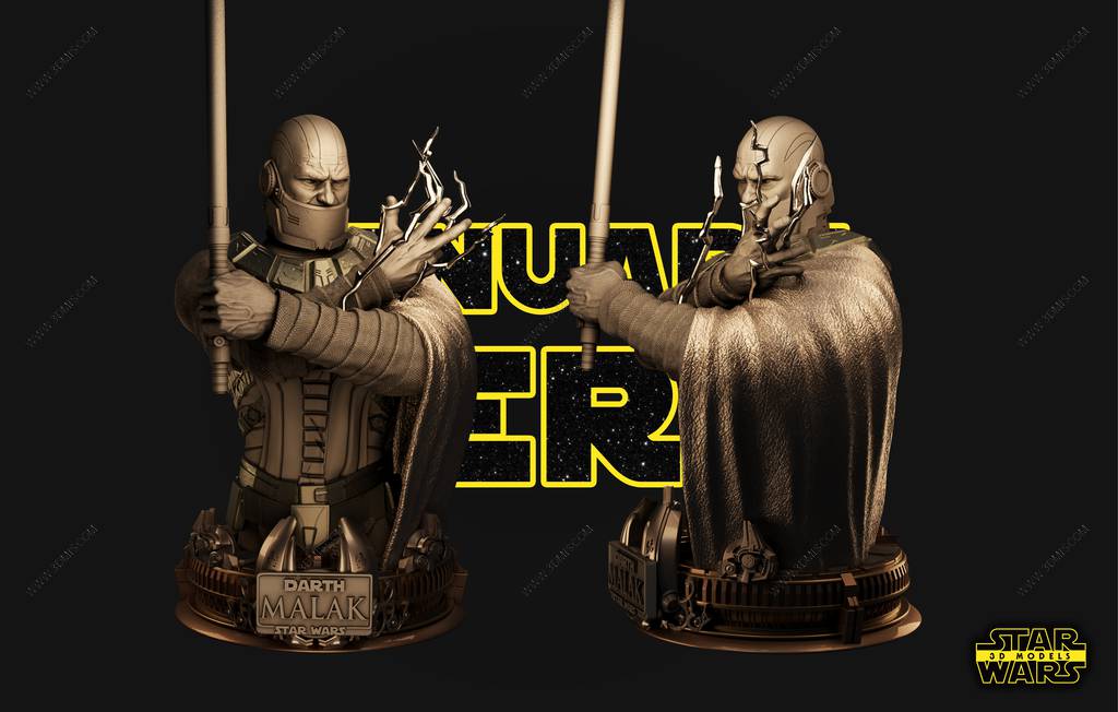 P站图纸印象馆 SW3D 星球大战 达斯·马拉克 SW3D 星球大战 达斯·马拉克