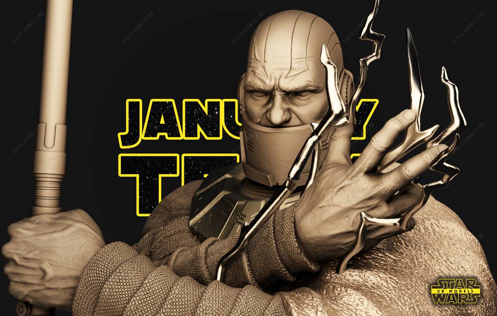 P站图纸印象馆 SW3D 星球大战 达斯·马拉克 SW3D 星球大战 达斯·马拉克