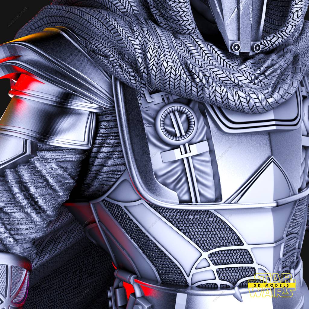 P站图纸印象馆 SW3D 星球大战 达斯·瑞文 SW3D 星球大战 达斯·瑞文