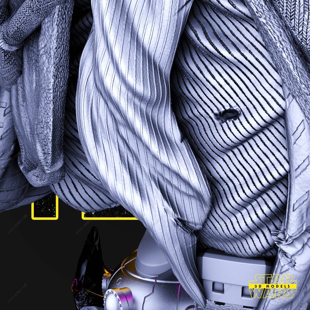 P站图纸印象馆 SW3D 星球大战 达斯·瑞文 SW3D 星球大战 达斯·瑞文