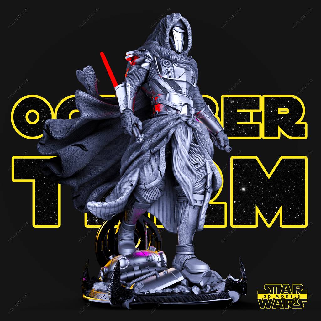 P站图纸印象馆 SW3D 星球大战 达斯·瑞文 SW3D 星球大战 达斯·瑞文