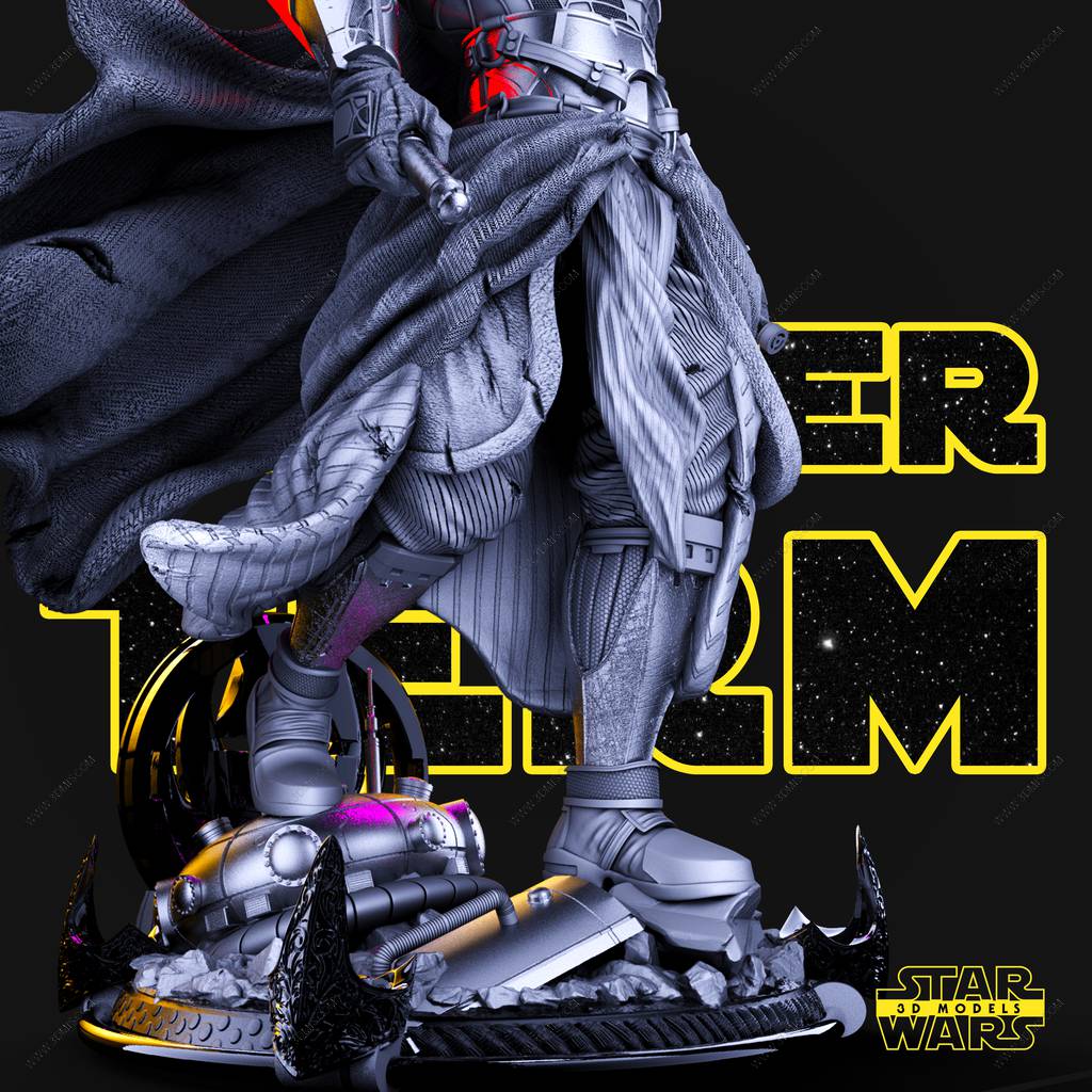 P站图纸印象馆 SW3D 星球大战 达斯·瑞文 SW3D 星球大战 达斯·瑞文