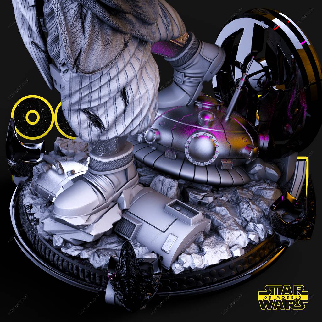 P站图纸印象馆 SW3D 星球大战 达斯·瑞文 SW3D 星球大战 达斯·瑞文